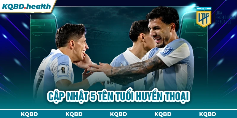 Cập nhật 5 tên tuổi huyền thoại