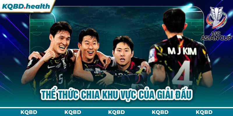 Thể thức chia khu vực của giải đấu 